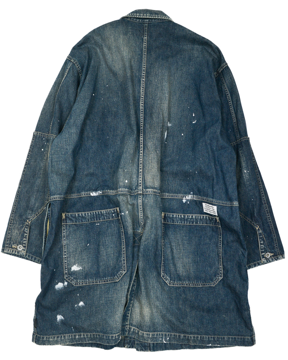 ジャケット・アウター NEIGHBORHOOD Savage Denim Dealer Coat L Savage Denim Dealer Coat – n| pose
