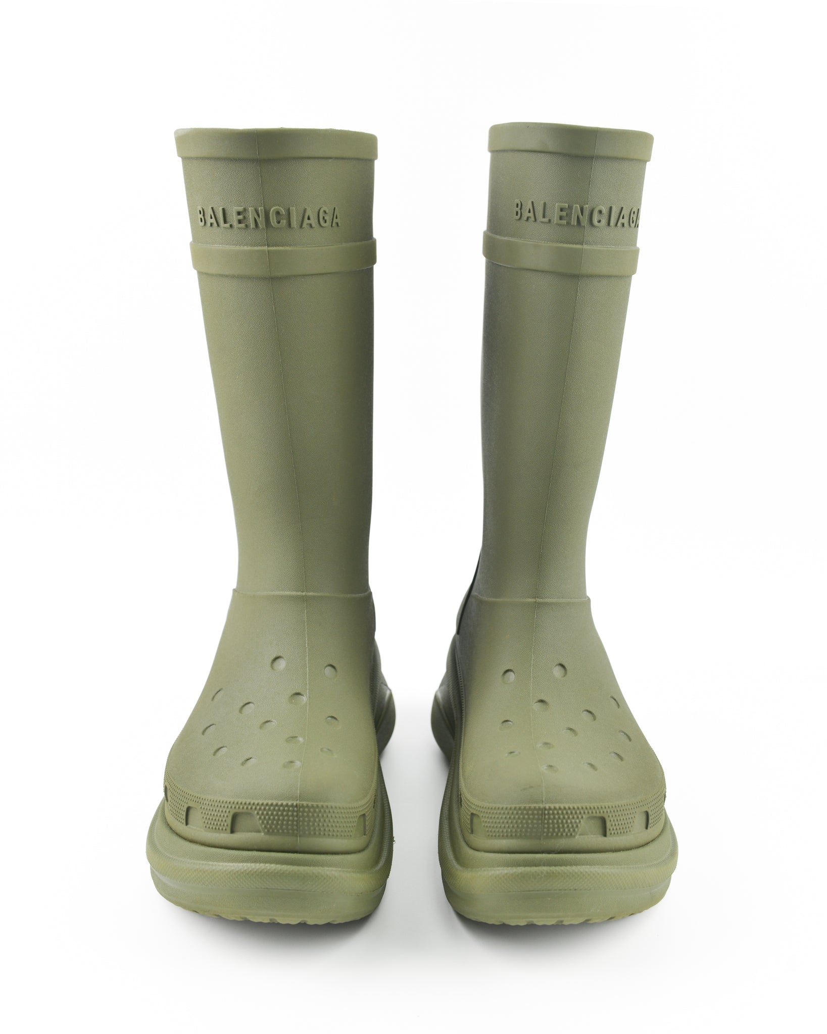 Balenciaga boots olive online