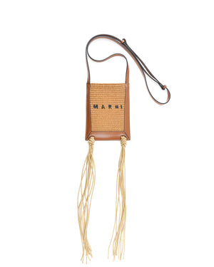 Tassels Raffia Crossbody Bag