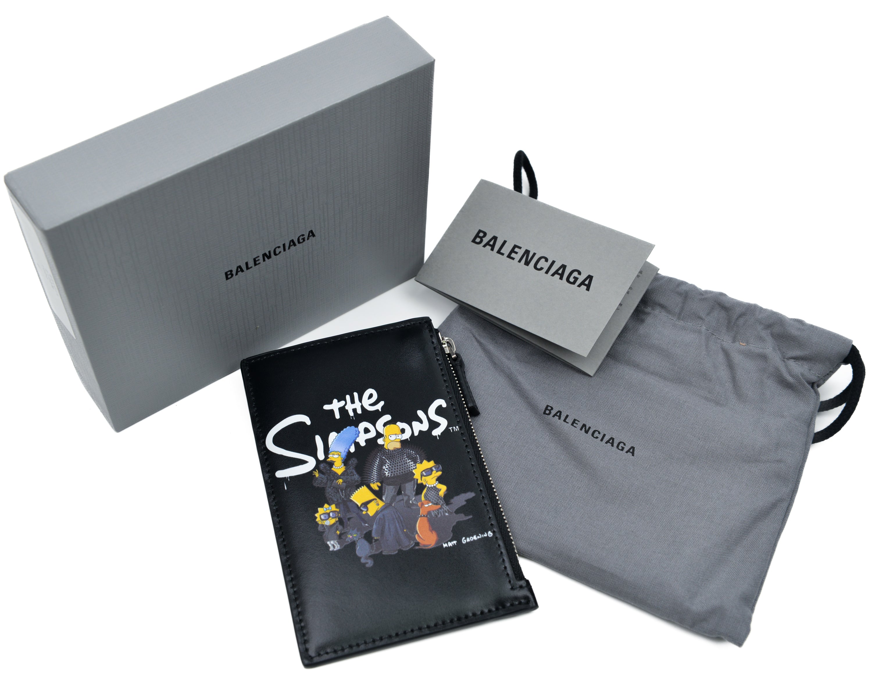 Balenciaga x The Simpsons Leather Zipped Cardholder – n| pose