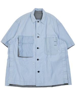 Paneled Worker Shirt