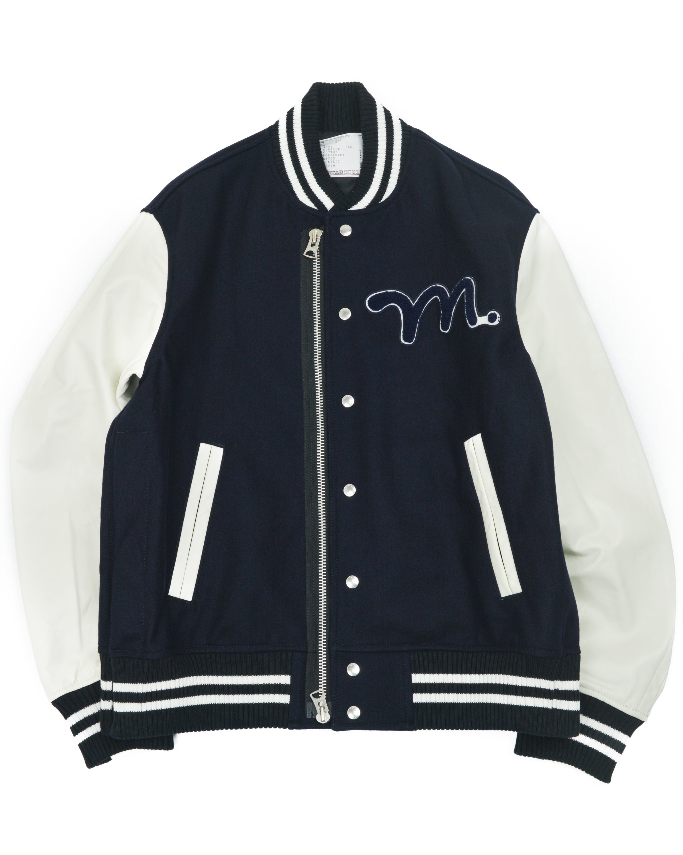 sacai MADSAKI Wool Melton Blouson新品未使用 Sacai x Madsaki Embroidery Wool Melton Blouson – n| pose
