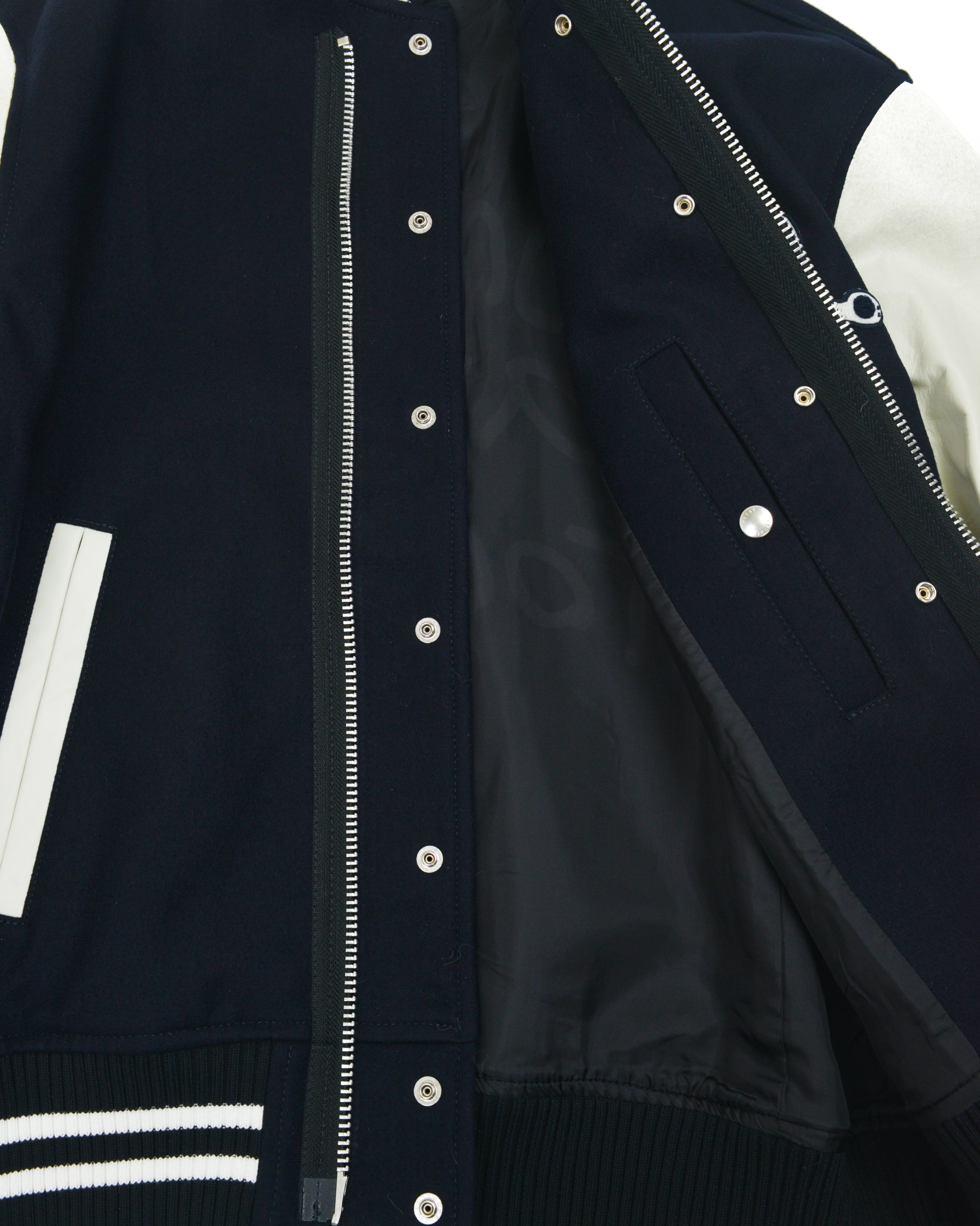 Sacai x Madsaki Embroidery Wool Melton Blouson – n| pose