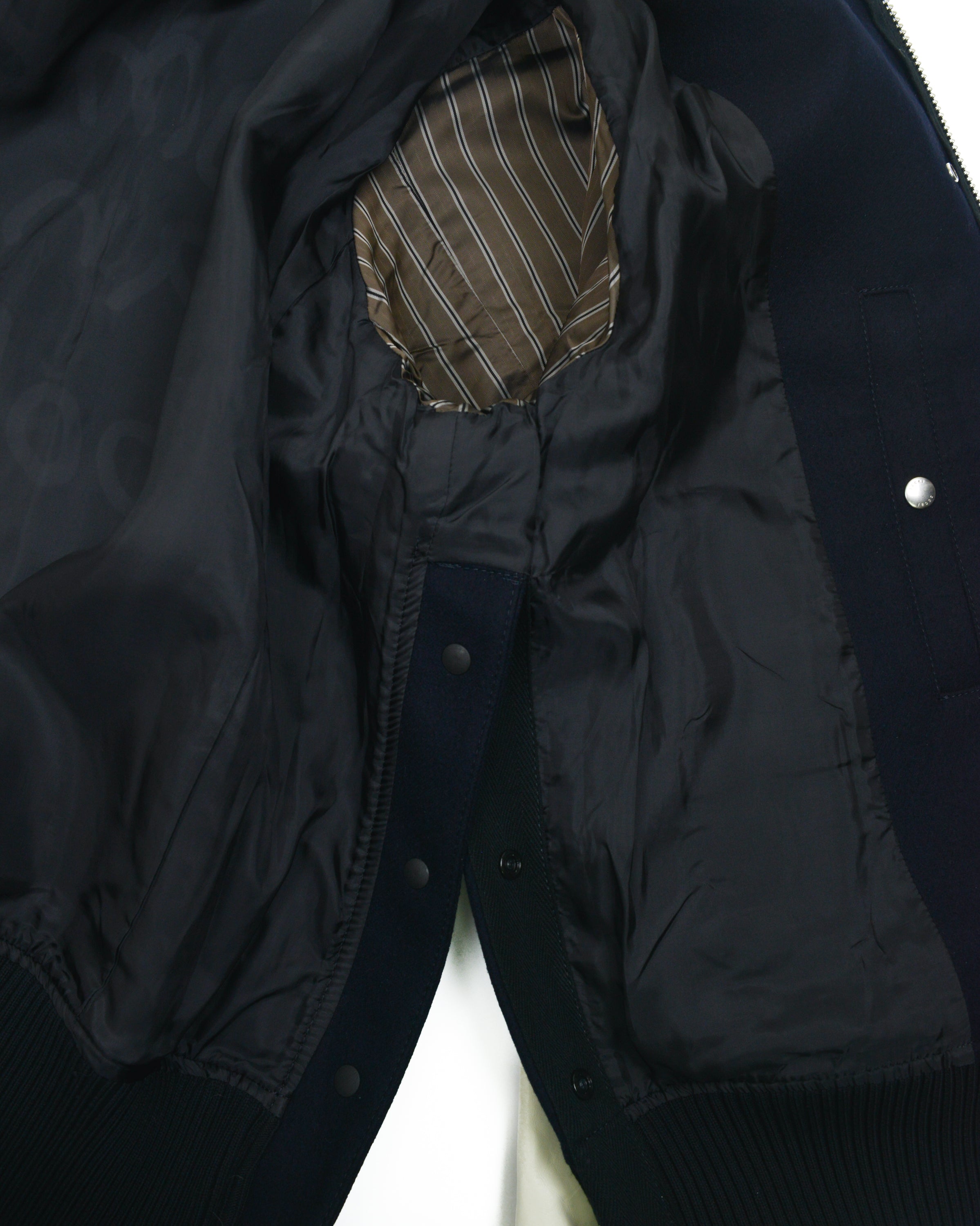 Sacai x Madsaki Embroidery Wool Melton Blouson – n| pose
