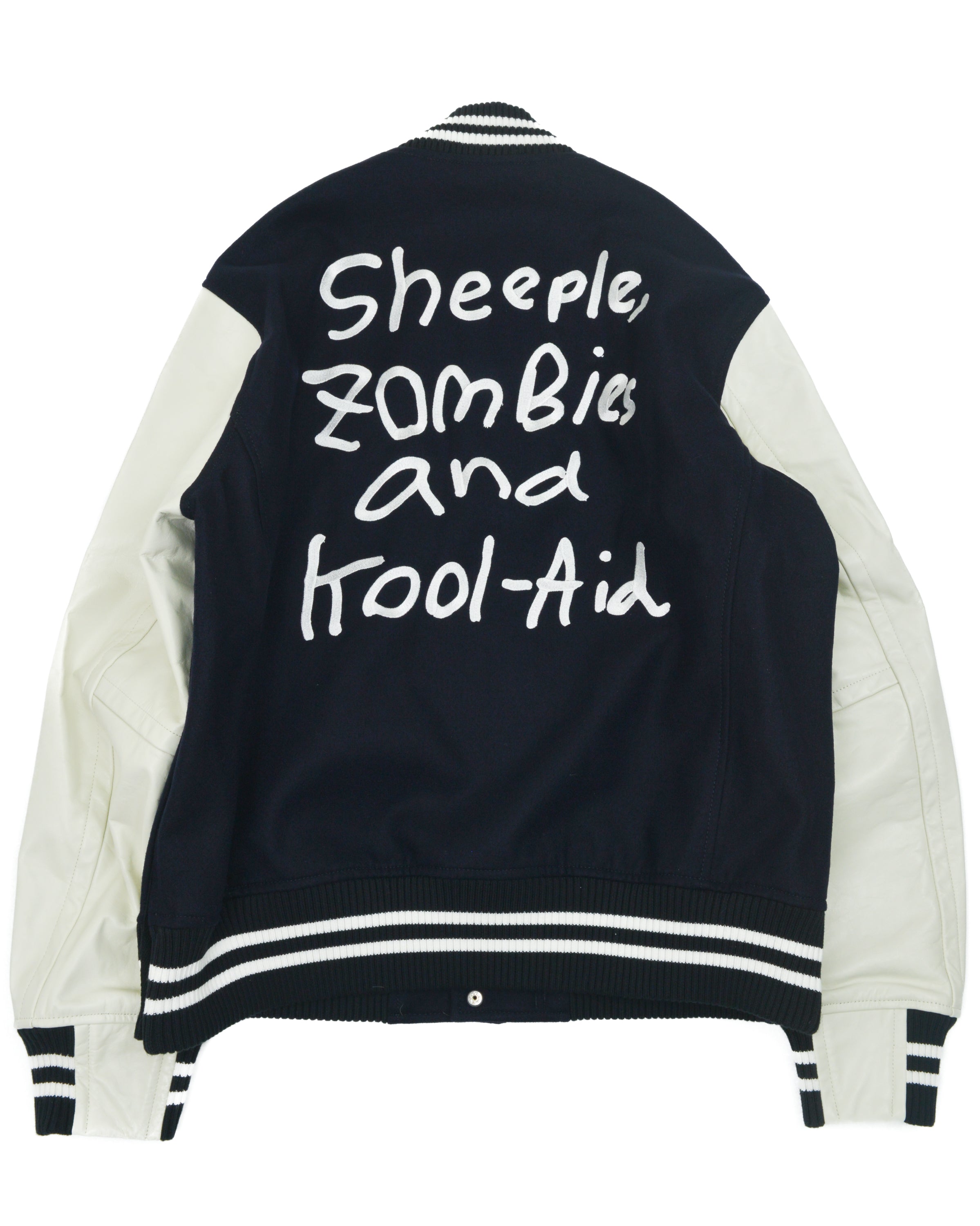 Sacai x Madsaki Embroidery Wool Melton Blouson – n| pose