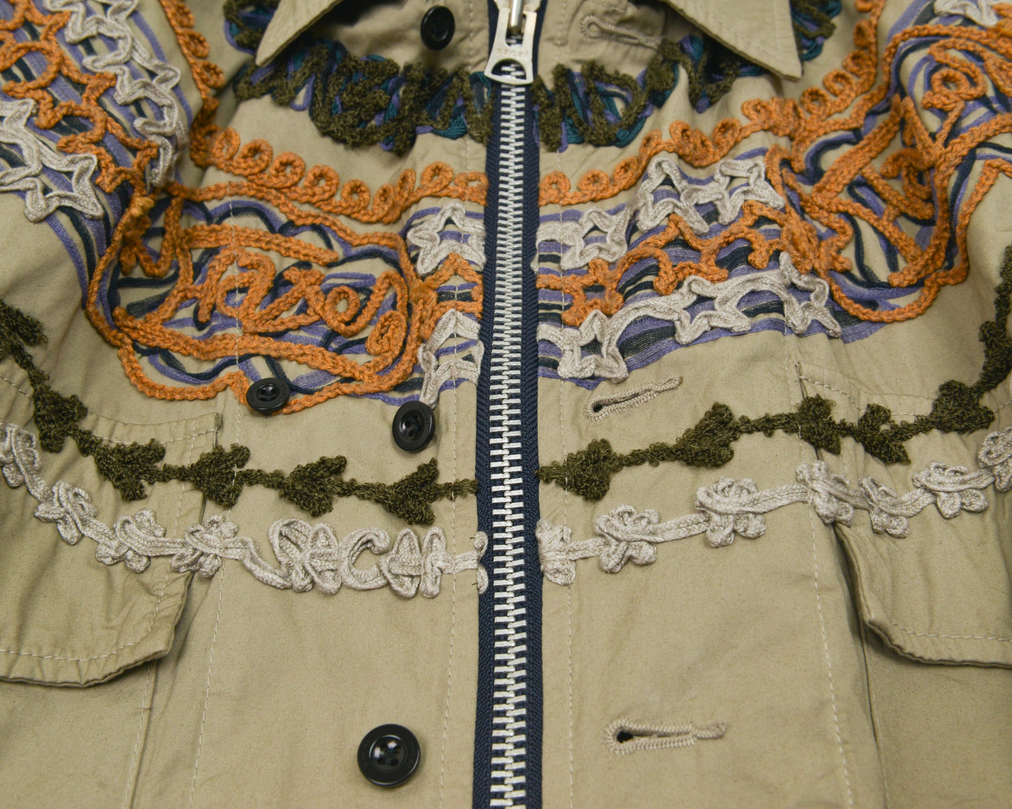 Sacai x Eric Haze Embroidered Shirt