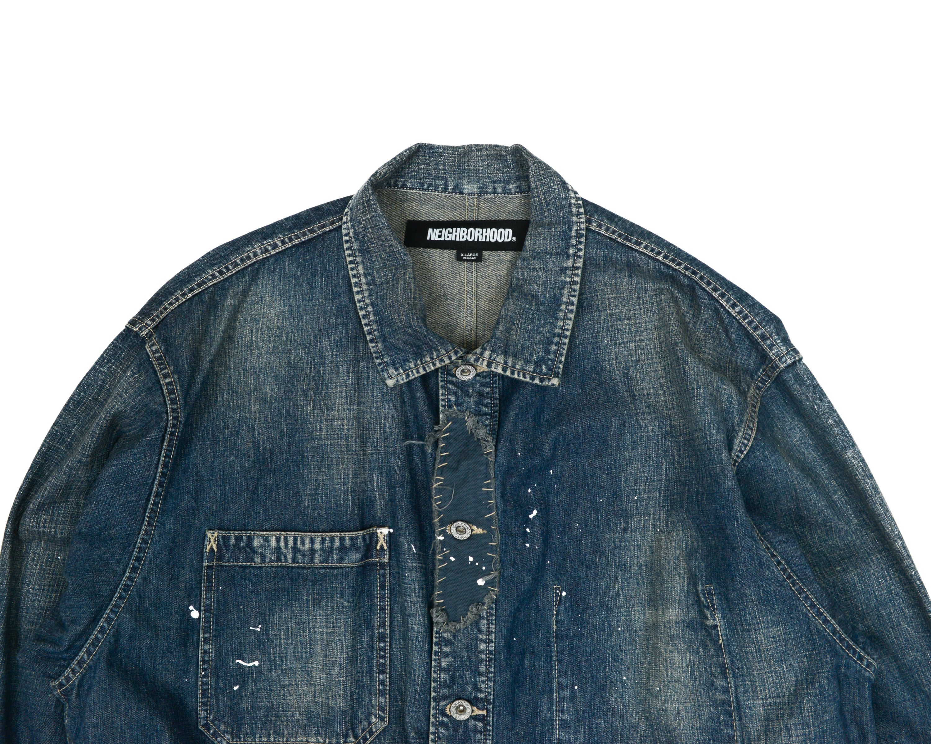 Savage Denim Dealer Coat – n| pose
