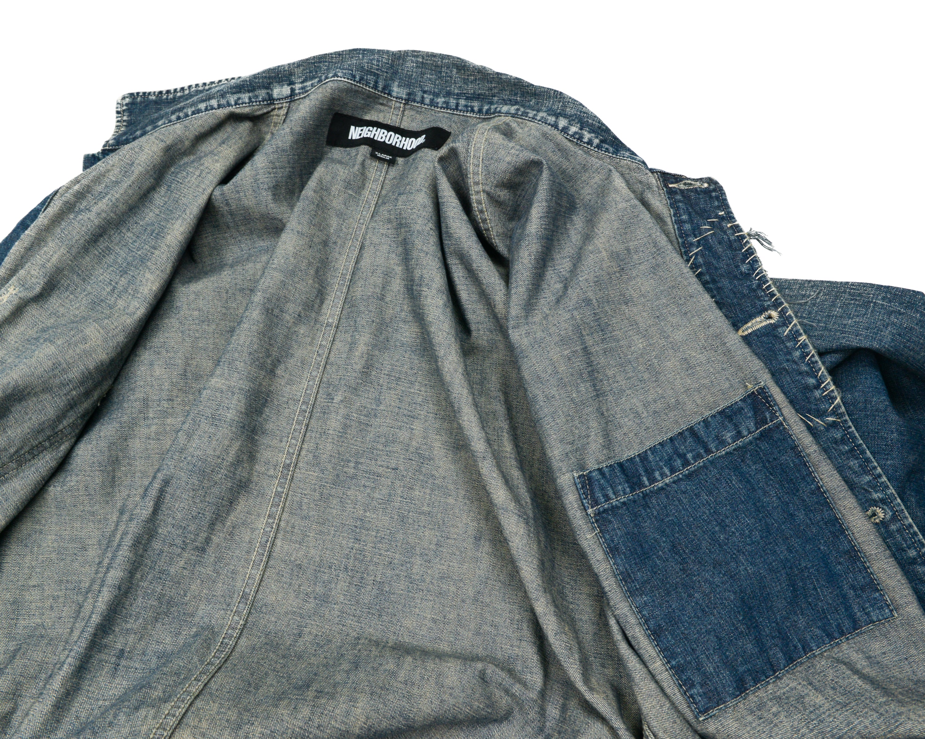 Savage Denim Dealer Coat – n| pose