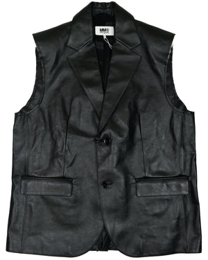 Sheepskin Leather Gillet