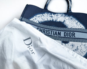 Large Dior Book Tote - Tie Dye
