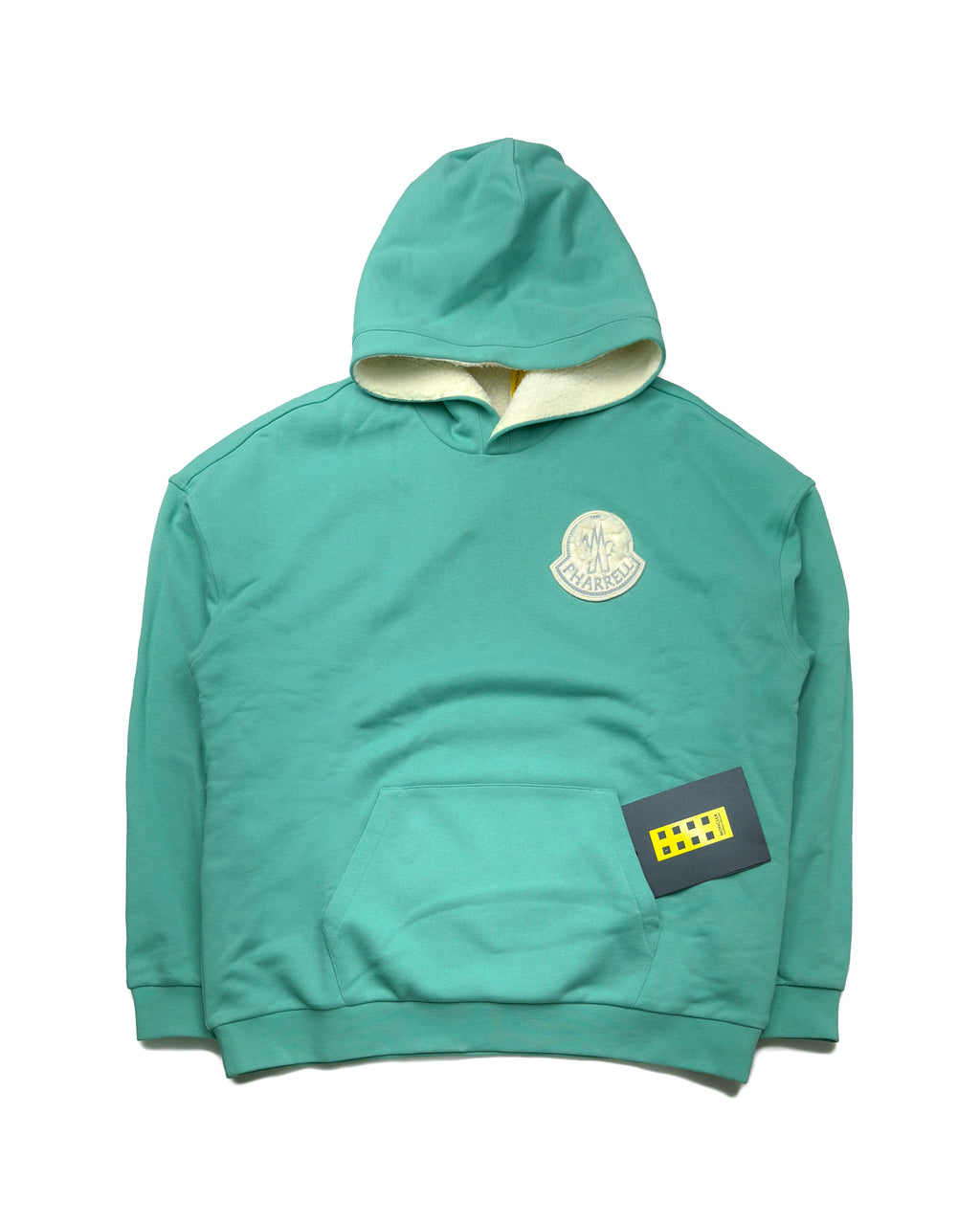 2023 Special Edition - Moncler x Pharrell Williams Green Patch Reversible Hoodie