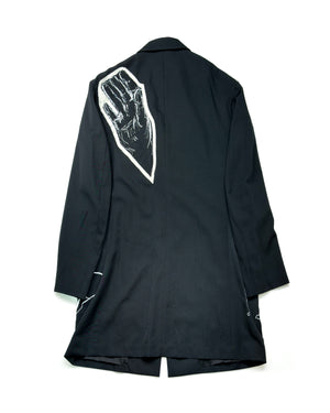 2022 Special Edition - Embroidery Patch Wool Blazer with Yuka Asakura's Paint