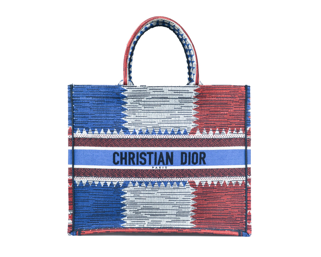 Large Dior Book Tote - Union Jack