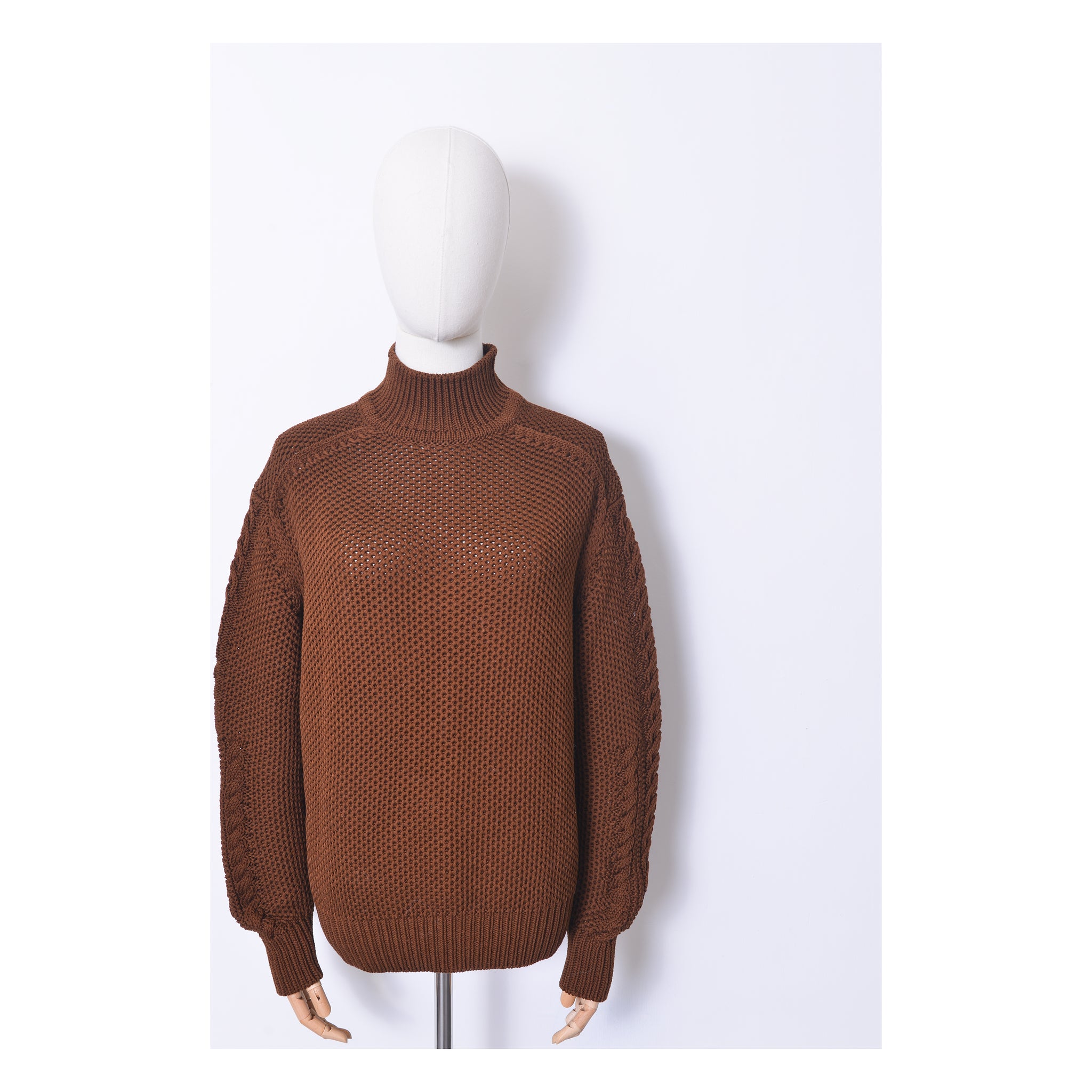 Cable Knitted Sweatshirt