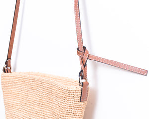 Raffia Pochette Bag