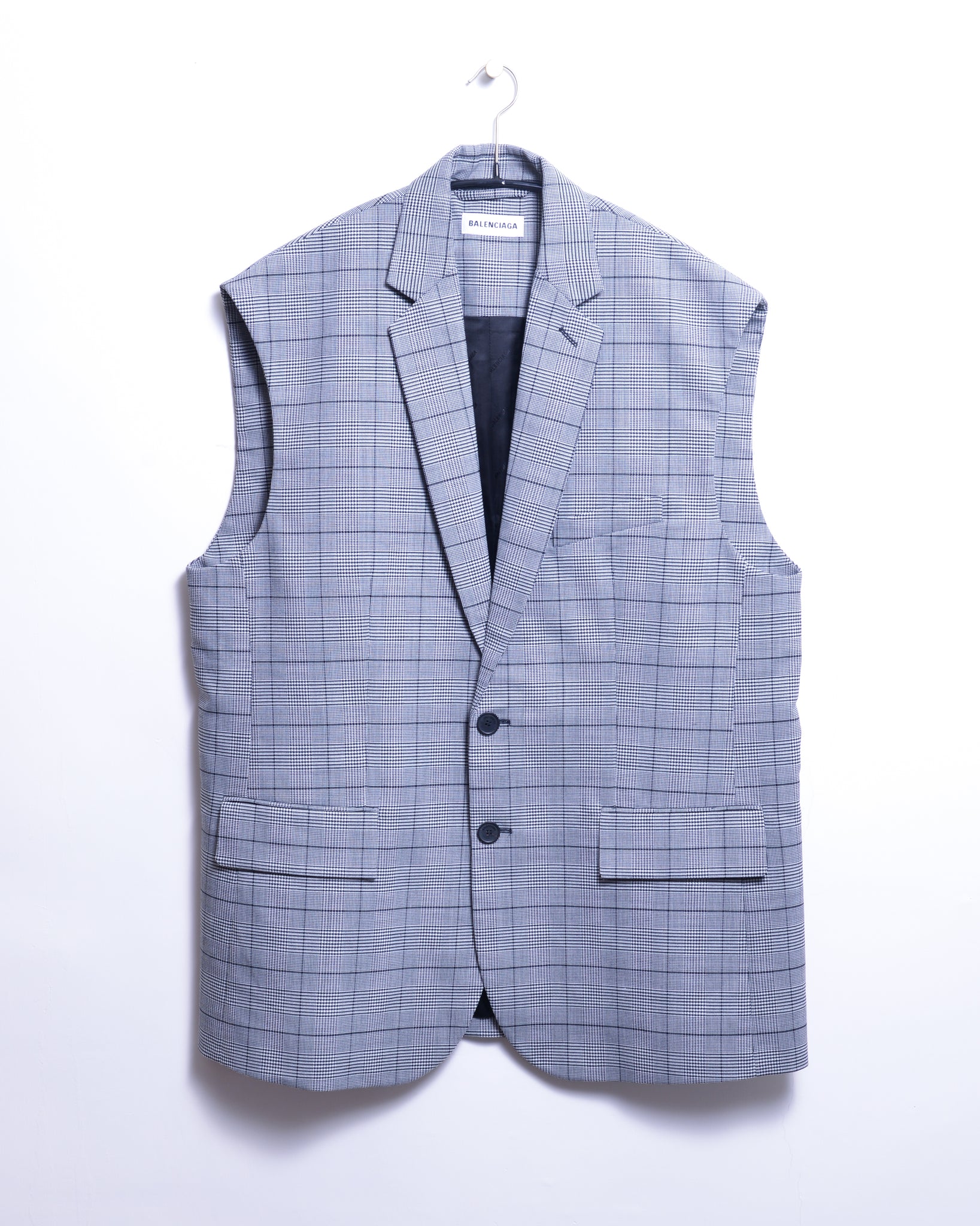 Checked Vest