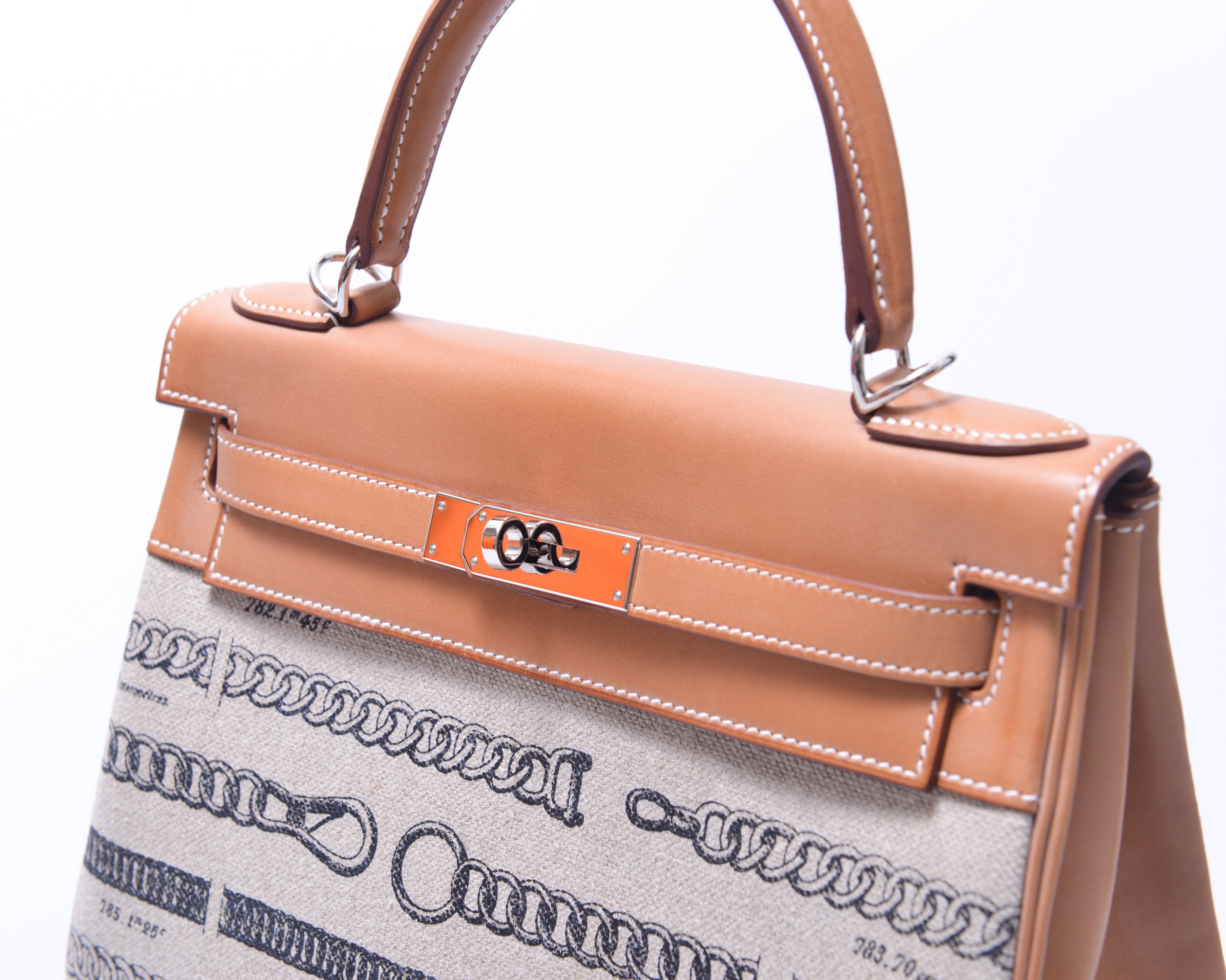 Hermes Special Edition “De Camp Dechainee Toile “ Birkin, Kelly