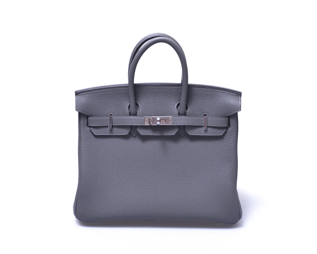 Birkin 25 Veau Togo 0L Gris Meyer