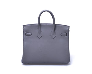 Birkin 25 Veau Togo 0L Gris Meyer