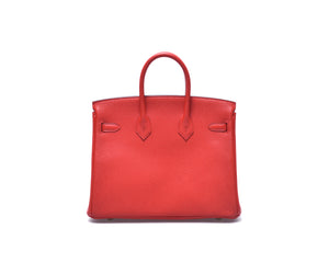 Birkin 25 Veau Togo S3 Rouge De Coeur