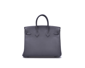 Birkin 25 Veau Togo 8F Gris Etain